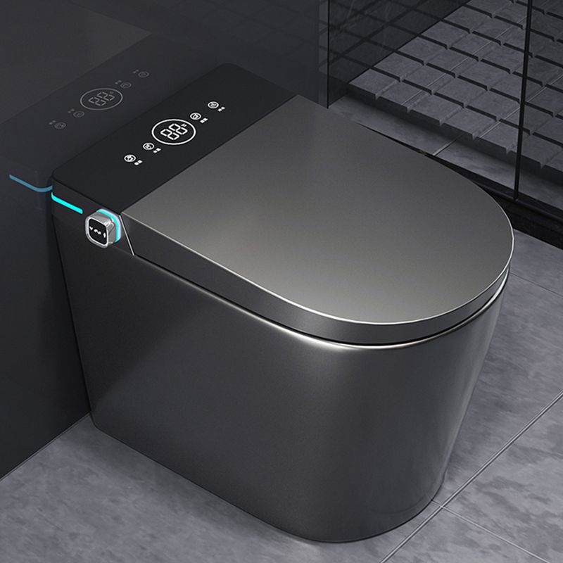 Modern Floor Mount Flush Toilet Siphon Jet Urine Toilet with Slow Close Seat for Washroom Clearhalo 'Bathroom Remodel & Bathroom Fixtures' 'Home Improvement' 'home_improvement' 'home_improvement_toilets' 'Toilets & Bidets' 'Toilets' 1200x1200_b2e4c3f3-6e34-4037-b499-5e14af551427