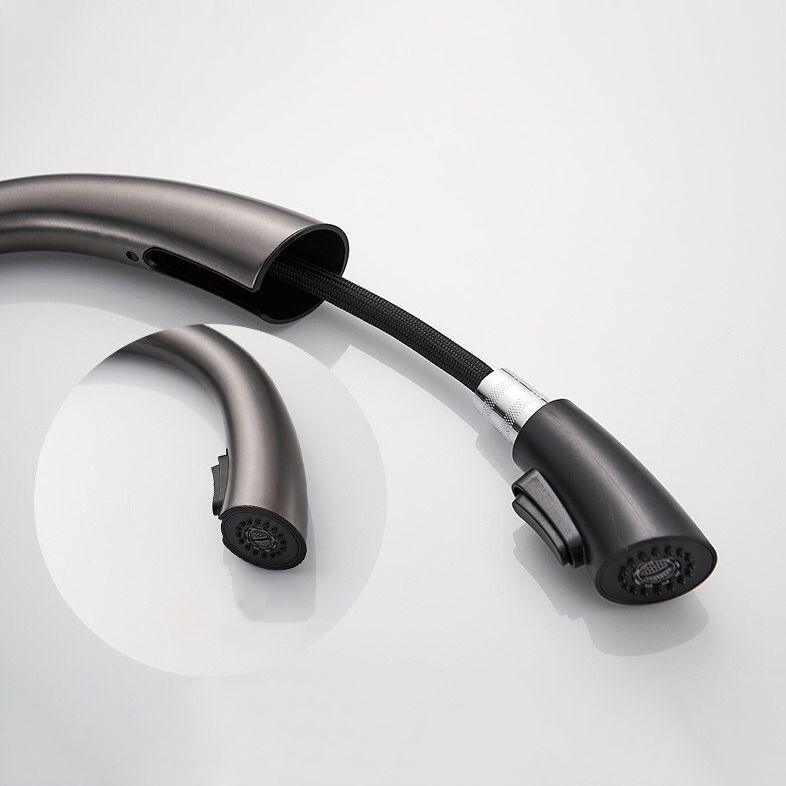 Contemporary Kitchen Faucet Copper Single Handle High Arc Kitchen Faucet Clearhalo 'Home Improvement' 'home_improvement' 'home_improvement_kitchen_faucets' 'Kitchen Faucets' 'Kitchen Remodel & Kitchen Fixtures' 'Kitchen Sinks & Faucet Components' 'kitchen_faucets' 1200x1200_b2e9d8ce-4cce-43ed-b28c-3cb8f27a77bf