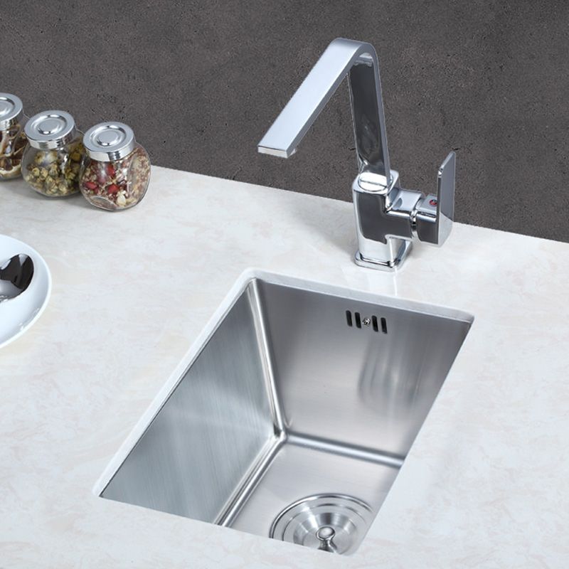 Contemporary Style Kitchen Sink Stainless Steel Rectangle Drop-In Kitchen Sink Clearhalo 'Home Improvement' 'home_improvement' 'home_improvement_kitchen_sinks' 'Kitchen Remodel & Kitchen Fixtures' 'Kitchen Sinks & Faucet Components' 'Kitchen Sinks' 'kitchen_sinks' 1200x1200_b2f26a06-ed64-451f-be10-a826606dc277