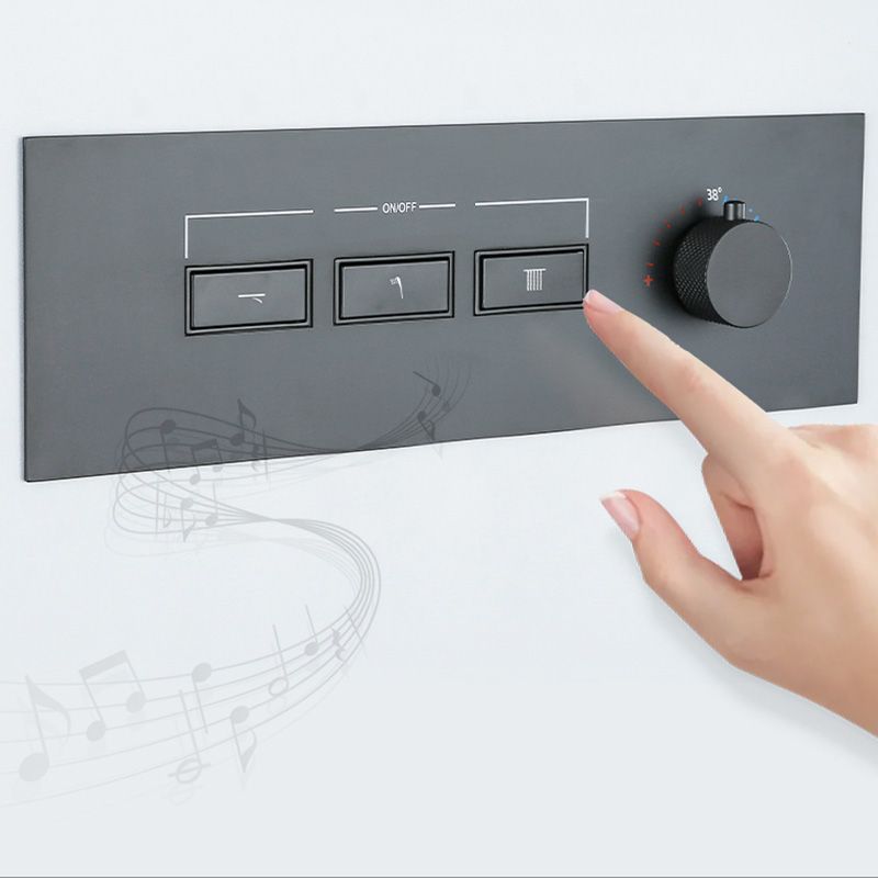 Modern Shower Set Handheld Shower Head Wall Mounted Shower System Clearhalo 'Bathroom Remodel & Bathroom Fixtures' 'Home Improvement' 'home_improvement' 'home_improvement_shower_faucets' 'Shower Faucets & Systems' 'shower_faucets' 'Showers & Bathtubs Plumbing' 'Showers & Bathtubs' 1200x1200_b30e1112-c745-4bf3-9dfa-36875fa0861d