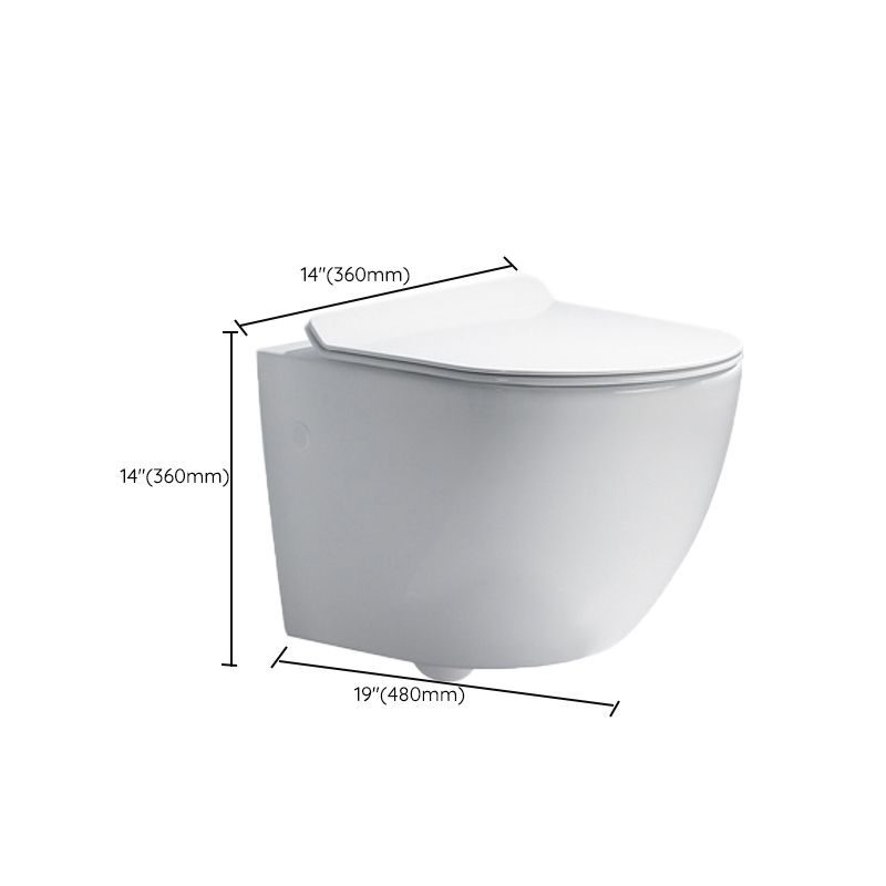 Modern Ceramic White Flush Toilet Wall Hung Urine Toilet with Seat for Bathroom Clearhalo 'Bathroom Remodel & Bathroom Fixtures' 'Home Improvement' 'home_improvement' 'home_improvement_toilets' 'Toilets & Bidets' 'Toilets' 1200x1200_b310c864-50f9-4e3d-b9f2-8bd9ab4e141f
