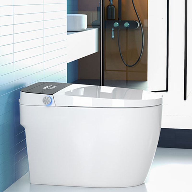 White Finish Smart Bidet Warm Air Dryer Floor Standing Bidet Clearhalo 'Bathroom Remodel & Bathroom Fixtures' 'Bidets' 'Home Improvement' 'home_improvement' 'home_improvement_bidets' 'Toilets & Bidets' 1200x1200_b31811d3-1ab4-4f82-b16e-7b5ddc5163d0