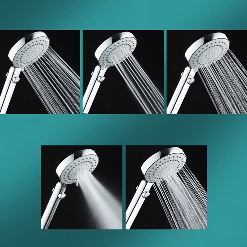 Contemporary Shower Head Combo Rain Fall Chrome Wall-Mount Shower Head Clearhalo 'Bathroom Remodel & Bathroom Fixtures' 'Home Improvement' 'home_improvement' 'home_improvement_shower_heads' 'Shower Heads' 'shower_heads' 'Showers & Bathtubs Plumbing' 'Showers & Bathtubs' 1200x1200_b3271ae5-8adb-41ef-8aab-654d7bcb1df6