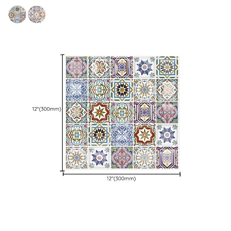 12"x 12" Resin Mosaic Tile Square Peel and Stick Tile for Backsplash & Wall Tile Clearhalo 'Flooring 'Home Improvement' 'home_improvement' 'home_improvement_peel_stick_blacksplash' 'Peel & Stick Backsplash Tile' 'peel_stick_blacksplash' 'Walls & Ceilings' Walls and Ceiling' 1200x1200_b35326cc-7d7b-469d-ae33-b9f852d40af1