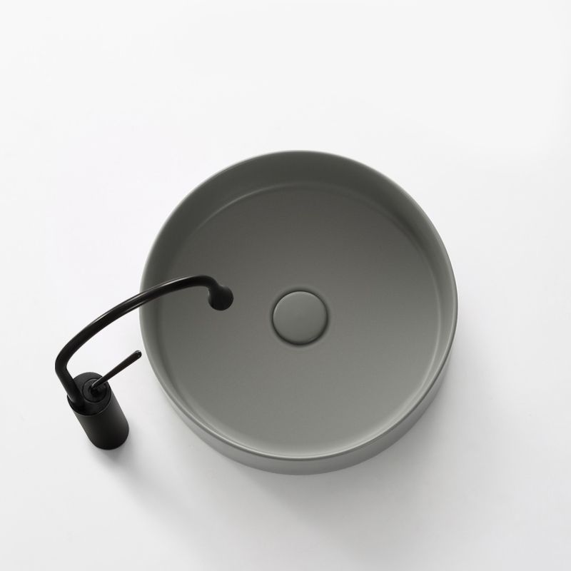 Porcelain Green and Grey Trough Bathroom Sink Modern Trough Bathroom Sink Clearhalo 'Bathroom Remodel & Bathroom Fixtures' 'Bathroom Sinks & Faucet Components' 'Bathroom Sinks' 'bathroom_sink' 'Home Improvement' 'home_improvement' 'home_improvement_bathroom_sink' 1200x1200_b35537bc-0eee-4f74-98f8-d7f5bbc017cb