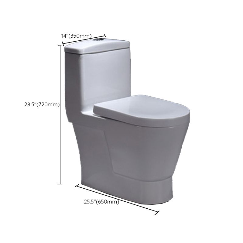 Porcelain Modern Toilet Floor Mounted One Piece Toilet Bowl Toilet Clearhalo 'Bathroom Remodel & Bathroom Fixtures' 'Home Improvement' 'home_improvement' 'home_improvement_toilets' 'Toilets & Bidets' 'Toilets' 1200x1200_b36a4adc-dcb6-480f-abdf-98571a962d1e