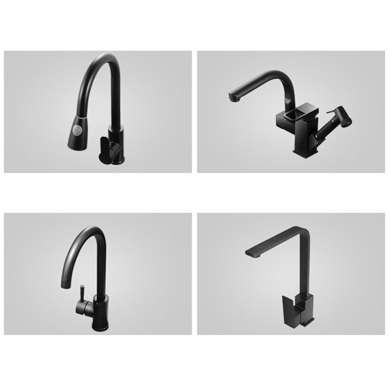 Single Bowl Black Kitchen Sink with Drain Assembly Drop-In Contemporary Sink Clearhalo 'Home Improvement' 'home_improvement' 'home_improvement_kitchen_sinks' 'Kitchen Remodel & Kitchen Fixtures' 'Kitchen Sinks & Faucet Components' 'Kitchen Sinks' 'kitchen_sinks' 1200x1200_b3701a3b-3573-46dd-96f1-56cedd3bd61d