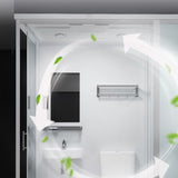 Bathroom Shower Stall Framed Single Sliding Rectangular Shower Enclosure Clearhalo 'Bathroom Remodel & Bathroom Fixtures' 'Home Improvement' 'home_improvement' 'home_improvement_shower_stalls_enclosures' 'Shower Stalls & Enclosures' 'shower_stalls_enclosures' 'Showers & Bathtubs' 1200x1200_b37cc8d2-23dd-4922-93aa-5506aa1637f6