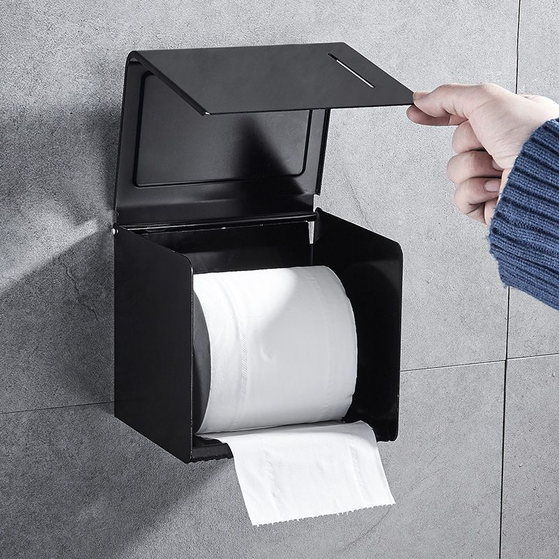 Modern Bathroom Set Paper Holder 5 - Piece Bathroom Hardware Set Clearhalo 'Bathroom Hardware Sets' 'Bathroom Hardware' 'Bathroom Remodel & Bathroom Fixtures' 'bathroom_hardware_sets' 'Home Improvement' 'home_improvement' 'home_improvement_bathroom_hardware_sets' 1200x1200_b3abd335-4b59-4002-93be-bb22cf579f1a