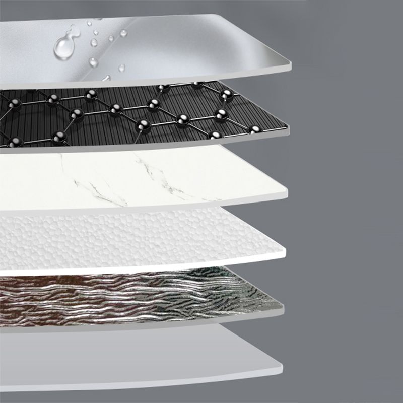 Bathroom Single Tile Marble Pattern Peel and Stick Backsplash Tile ...