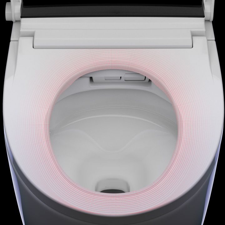Foot Sensor Contemporary Ceramic White Elongated Smart Toilet Clearhalo 'Bathroom Remodel & Bathroom Fixtures' 'Bidets' 'Home Improvement' 'home_improvement' 'home_improvement_bidets' 'Toilets & Bidets' 1200x1200_b3c8da52-da6e-4fcd-bcb1-5670c3b5bf1f