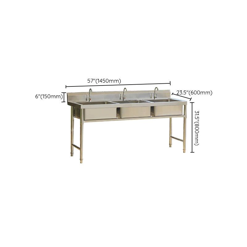 Stainless Steel Kitchen Sink Top Mounted Kitchen Sink with Faucet Clearhalo 'Home Improvement' 'home_improvement' 'home_improvement_kitchen_sinks' 'Kitchen Remodel & Kitchen Fixtures' 'Kitchen Sinks & Faucet Components' 'Kitchen Sinks' 'kitchen_sinks' 1200x1200_b3cd7fe1-711f-4b27-9d48-f09a55163ab6