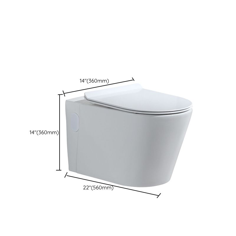 Contemporary Wall Mount Toilet Bowl White Seat Included Urine Toilet for Bathroom Clearhalo 'Bathroom Remodel & Bathroom Fixtures' 'Home Improvement' 'home_improvement' 'home_improvement_toilets' 'Toilets & Bidets' 'Toilets' 1200x1200_b3d8deca-ce60-4f53-ae1d-6f43ca16480a