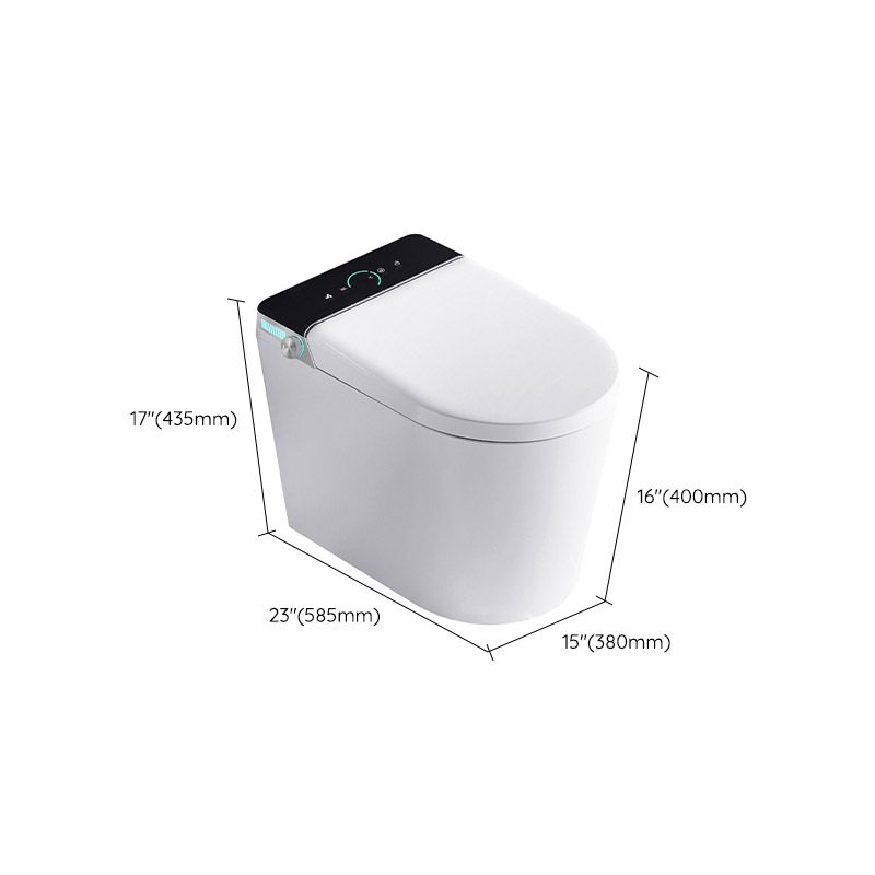 Modern All-In-One Toilet Bowl Siphon Jet Skirted Toilet with Seat for Bathroom Clearhalo 'Bathroom Remodel & Bathroom Fixtures' 'Home Improvement' 'home_improvement' 'home_improvement_toilets' 'Toilets & Bidets' 'Toilets' 1200x1200_b3fd31d6-0b59-4029-908f-c31ba7f0704a