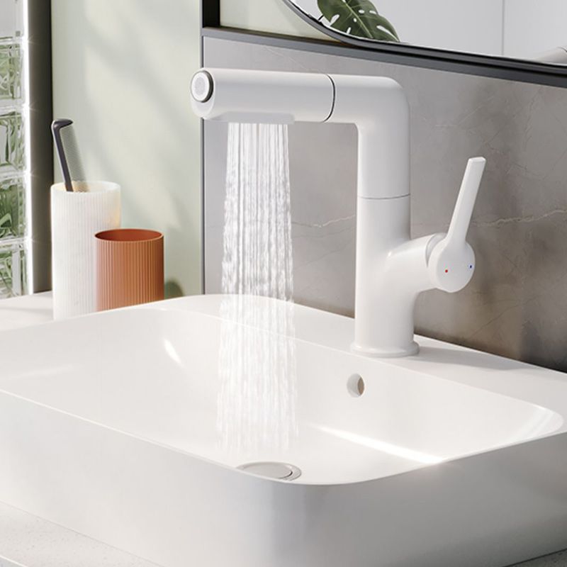 Swivel Spout Bathroom Sink Faucet with Lever Handle Vessel Sink Faucet Clearhalo 'Bathroom Remodel & Bathroom Fixtures' 'Bathroom Sink Faucets' 'Bathroom Sinks & Faucet Components' 'bathroom_sink_faucets' 'Home Improvement' 'home_improvement' 'home_improvement_bathroom_sink_faucets' 1200x1200_b410c0fc-f433-4c48-9eef-cb3d8c8ec05b