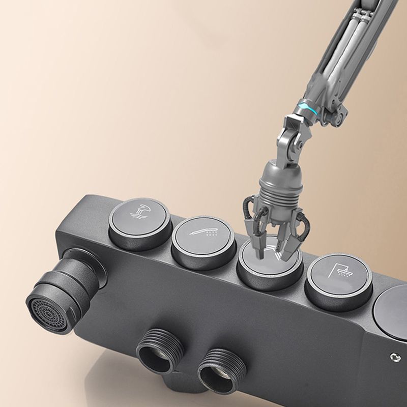 Contemporary Shower System Handheld Shower Head Slide Bar Wall Mounted Shower Set Clearhalo 'Bathroom Remodel & Bathroom Fixtures' 'Home Improvement' 'home_improvement' 'home_improvement_shower_faucets' 'Shower Faucets & Systems' 'shower_faucets' 'Showers & Bathtubs Plumbing' 'Showers & Bathtubs' 1200x1200_b41585a2-50d3-4f5b-9145-75347c8f83e3