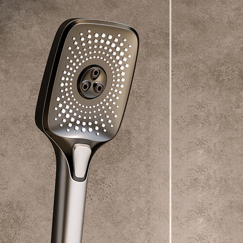 Modern Style Shower System Spot Resist Wall Mounted Rain Shower System Clearhalo 'Bathroom Remodel & Bathroom Fixtures' 'Home Improvement' 'home_improvement' 'home_improvement_shower_faucets' 'Shower Faucets & Systems' 'shower_faucets' 'Showers & Bathtubs Plumbing' 'Showers & Bathtubs' 1200x1200_b429f1f0-66ec-4c29-ad34-d20889ad56b8