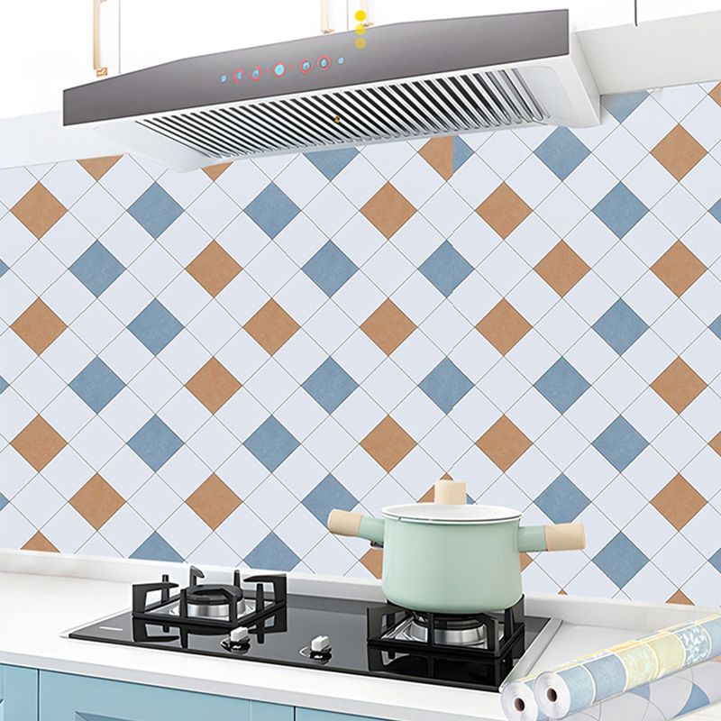 Modern Waterproof PVC Mosaic Tile for Kitchen Backsplash Scratch Resistant Clearhalo 'Flooring 'Home Improvement' 'home_improvement' 'home_improvement_peel_stick_blacksplash' 'Peel & Stick Backsplash Tile' 'peel_stick_blacksplash' 'Walls & Ceilings' Walls and Ceiling' 1200x1200_b4363327-8b23-4b56-aa37-a4baa5a4430b