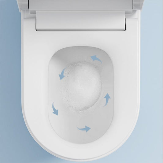 Contemporary White Elongated Foot Sensor Heated Seat Floor Mount Bidet Clearhalo 'Bathroom Remodel & Bathroom Fixtures' 'Bidets' 'Home Improvement' 'home_improvement' 'home_improvement_bidets' 'Toilets & Bidets' 1200x1200_b468406b-1ba1-46f3-8c86-70f48b72cd5b