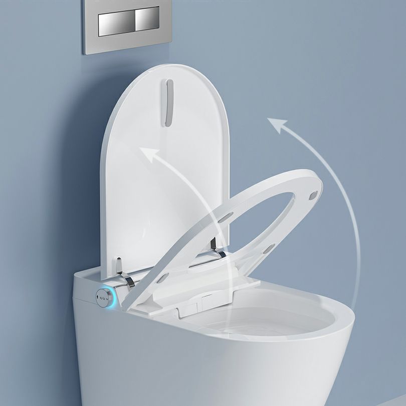 Ceramic Elongated Stain Resistant Wall Mounted Bidet with Temperature Control Clearhalo 'Bathroom Remodel & Bathroom Fixtures' 'Bidets' 'Home Improvement' 'home_improvement' 'home_improvement_bidets' 'Toilets & Bidets' 1200x1200_b47ee481-1464-469c-aed5-b6db755a2221