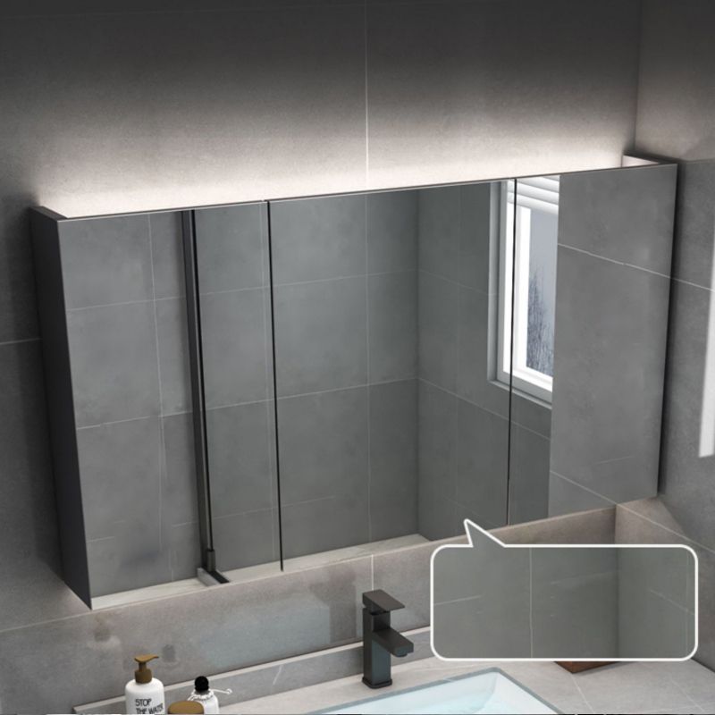 Modern Bathroom Sink Vanity Grey Wall Mounted Standard with Two Drawer Clearhalo 'Bathroom Remodel & Bathroom Fixtures' 'Bathroom Vanities' 'bathroom_vanities' 'Home Improvement' 'home_improvement' 'home_improvement_bathroom_vanities' 1200x1200_b4c0ec5f-afd6-4425-916b-ac6a7e1113af