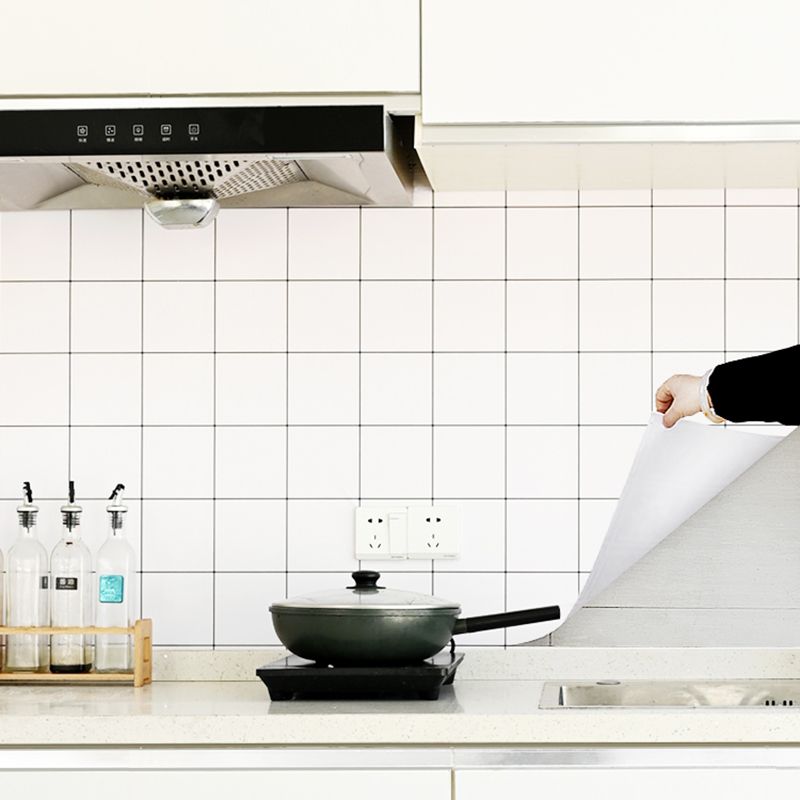 Modern Smooth Mosaic Tile Peel and Stick Wall Tile for Kitchen Clearhalo 'Flooring 'Home Improvement' 'home_improvement' 'home_improvement_peel_stick_blacksplash' 'Peel & Stick Backsplash Tile' 'peel_stick_blacksplash' 'Walls & Ceilings' Walls and Ceiling' 1200x1200_b4f0af1f-d84f-4934-932f-fe4bd8d0654b