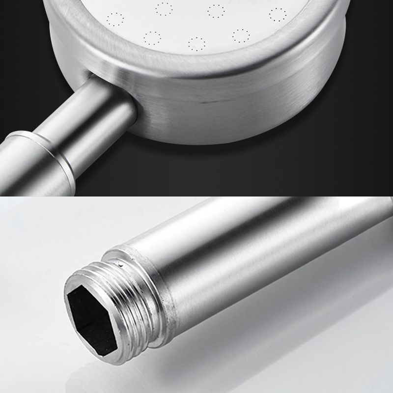 Stainless Steel Shower Head Modern Style Shower Head with Round Shape Clearhalo 'Bathroom Remodel & Bathroom Fixtures' 'Home Improvement' 'home_improvement' 'home_improvement_shower_heads' 'Shower Heads' 'shower_heads' 'Showers & Bathtubs Plumbing' 'Showers & Bathtubs' 1200x1200_b513c2c9-51c8-4355-9d45-b8da4b63ced0
