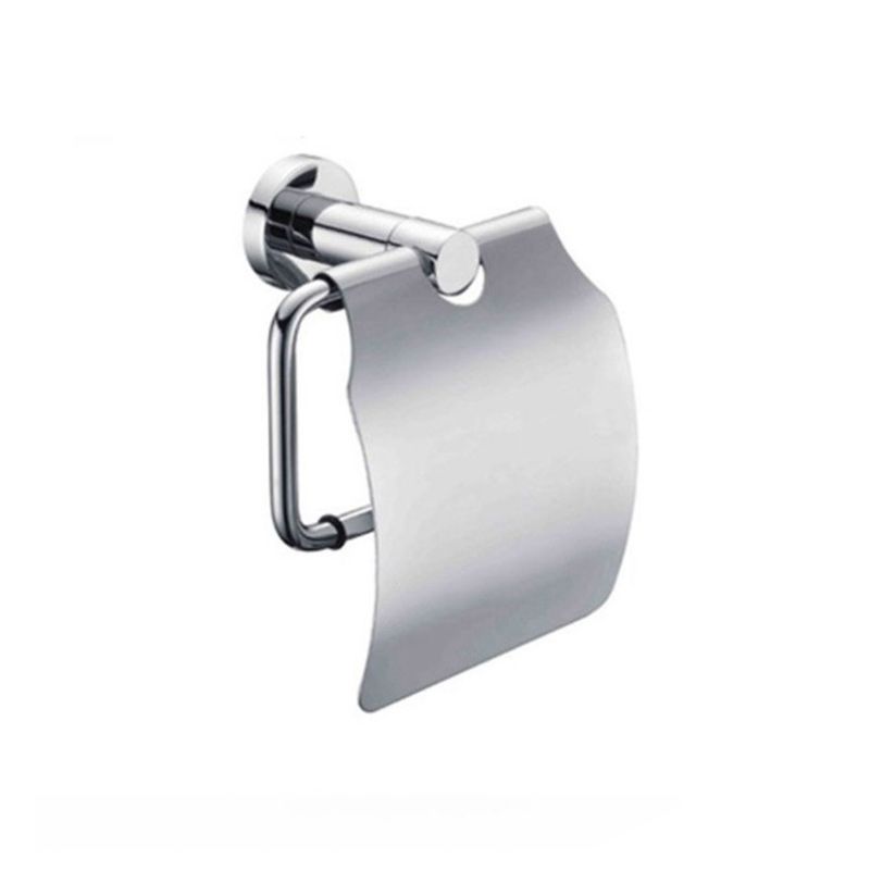 Polished Chrome Modern Bathroom Accessory Set with Towel Bar/Paper Holder Clearhalo 'Bathroom Hardware Sets' 'Bathroom Hardware' 'Bathroom Remodel & Bathroom Fixtures' 'bathroom_hardware_sets' 'Home Improvement' 'home_improvement' 'home_improvement_bathroom_hardware_sets' 1200x1200_b51e136f-fa8e-4634-a246-ba0ec0aa068d