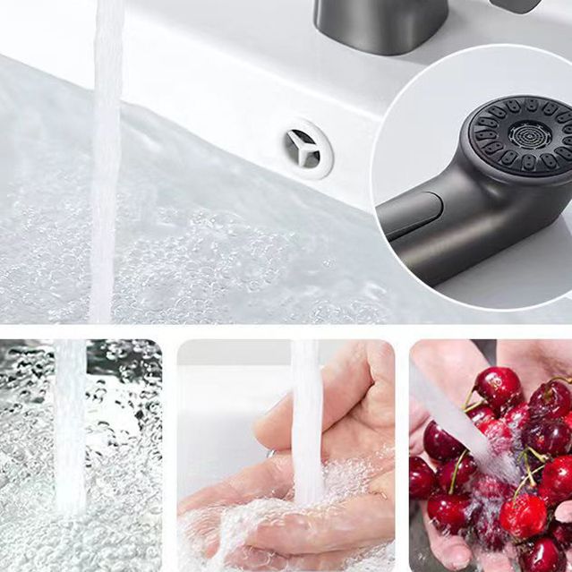 Modern Faucet 1-Handle and 1-Hole Copper with Pull out Sprayer Faucet Clearhalo 'Home Improvement' 'home_improvement' 'home_improvement_kitchen_faucets' 'Kitchen Faucets' 'Kitchen Remodel & Kitchen Fixtures' 'Kitchen Sinks & Faucet Components' 'kitchen_faucets' 1200x1200_b52e09c9-c57a-4c7a-bd74-241f0dc9b502