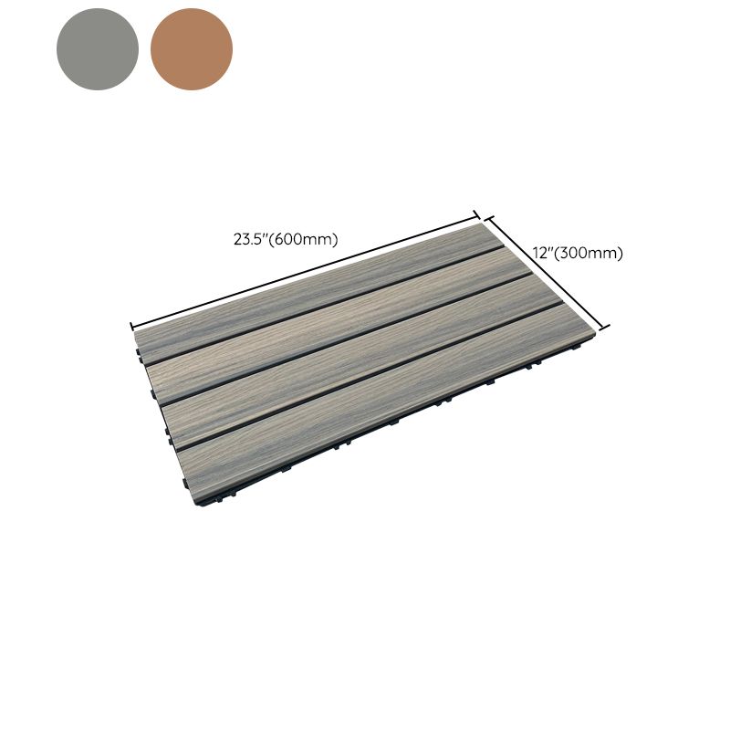 Snapping Patio Flooring Tiles Striped Pattern Tile Set Floor Board Clearhalo 'Home Improvement' 'home_improvement' 'home_improvement_outdoor_deck_tiles_planks' 'Outdoor Deck Tiles & Planks' 'Outdoor Flooring & Tile' 'Outdoor Remodel' 'outdoor_deck_tiles_planks' 1200x1200_b54d73b0-81d6-4604-874a-c26847de879f