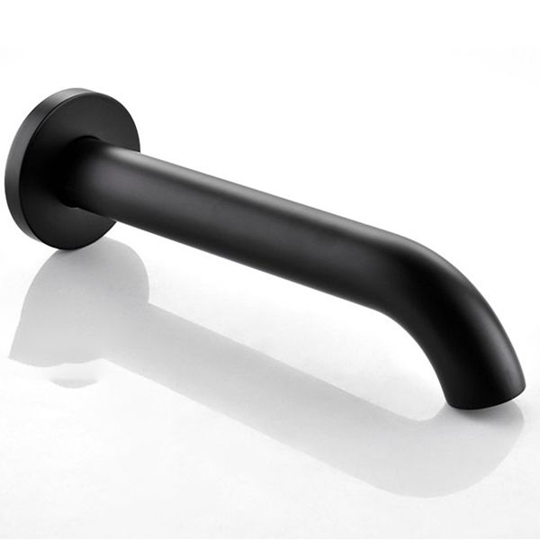 Contemporary Tub Filler Trim Wall Mounted Low Arc Bathroom Faucet Clearhalo 'Bathroom Remodel & Bathroom Fixtures' 'Bathtub Faucets' 'bathtub_faucets' 'Home Improvement' 'home_improvement' 'home_improvement_bathtub_faucets' 1200x1200_b5732925-a2a8-4c87-887a-d7b4ca4bcea0