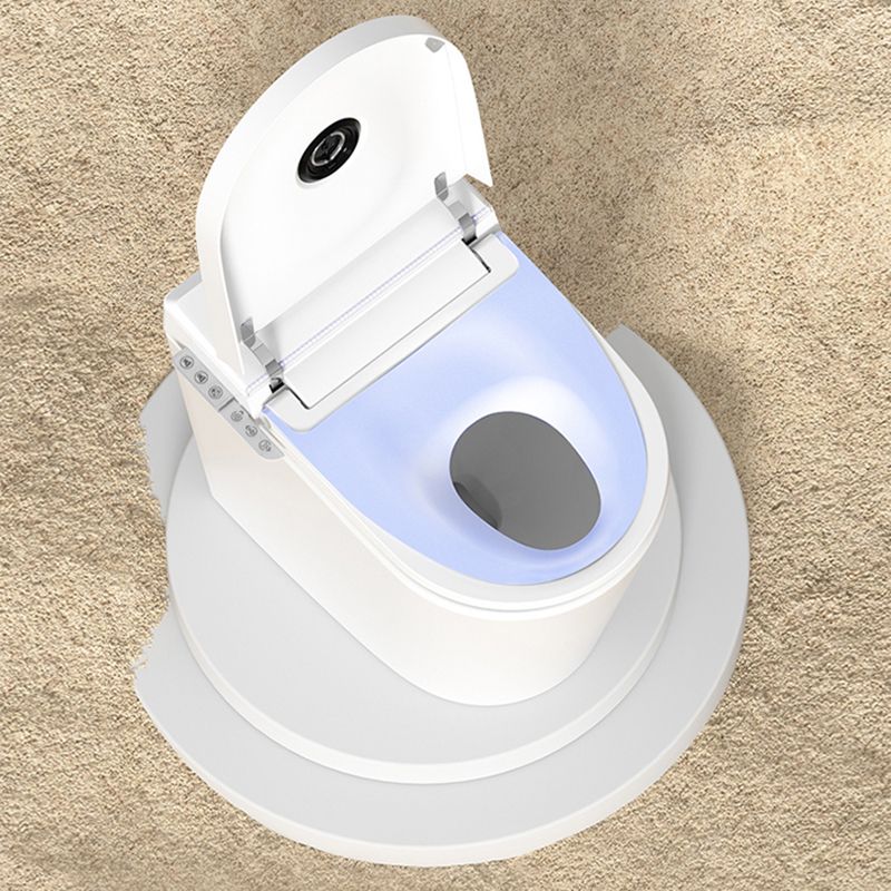 Elongated One-Piece Smart Toilet Bidet with Remote Control - 22.8" D Clearhalo 'Bathroom Remodel & Bathroom Fixtures' 'Bidets' 'Home Improvement' 'home_improvement' 'home_improvement_bidets' 'Toilets & Bidets' 1200x1200_b5741a55-8217-432c-8926-e41e32b41054