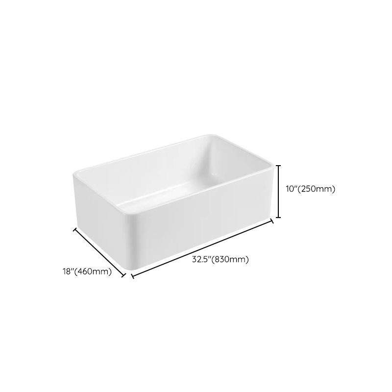 Farm Style Bathroom Sink Ceramic Rectangular Washroom Sink with Faucet Clearhalo 'Bathroom Remodel & Bathroom Fixtures' 'Bathroom Sinks & Faucet Components' 'Bathroom Sinks' 'bathroom_sink' 'Home Improvement' 'home_improvement' 'home_improvement_bathroom_sink' 1200x1200_b5fd5cb3-d288-4f1e-a1f0-4013964cf365