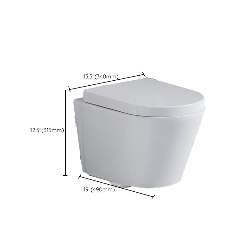 Modern Wall Mount Toilet White Toilet Bowl with Seat for Washroom Clearhalo 'Bathroom Remodel & Bathroom Fixtures' 'Home Improvement' 'home_improvement' 'home_improvement_toilets' 'Toilets & Bidets' 'Toilets' 1200x1200_b6000d0a-2993-4532-8d84-f50ad74f1735