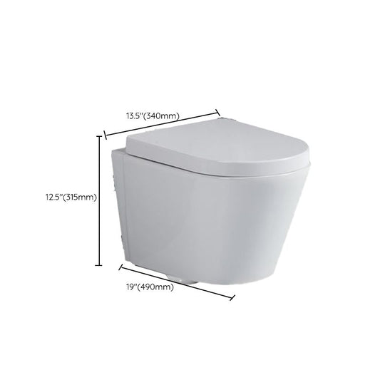 Modern Wall Mount Toilet White Toilet Bowl with Seat for Washroom Clearhalo 'Bathroom Remodel & Bathroom Fixtures' 'Home Improvement' 'home_improvement' 'home_improvement_toilets' 'Toilets & Bidets' 'Toilets' 1200x1200_b6000d0a-2993-4532-8d84-f50ad74f1735