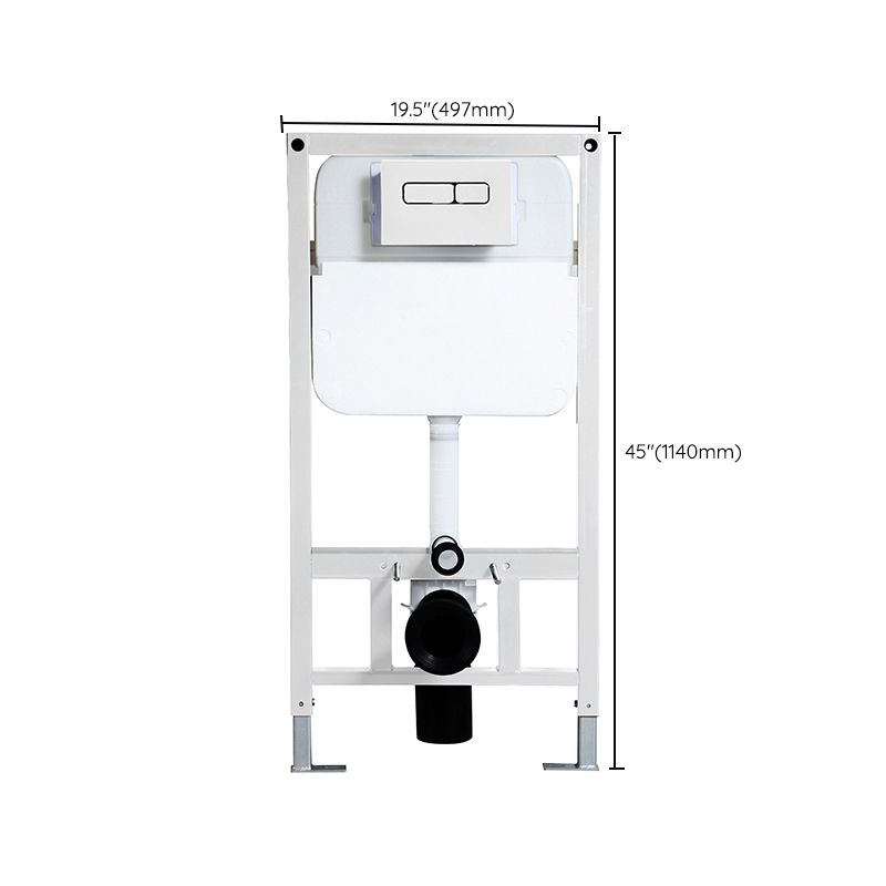 Modern White Flush Toilet Wall Mount Urine Toilet with Seat for Bathroom Clearhalo 'Bathroom Remodel & Bathroom Fixtures' 'Home Improvement' 'home_improvement' 'home_improvement_toilets' 'Toilets & Bidets' 'Toilets' 1200x1200_b623aae7-20ea-4590-bde0-7d9ebca961ad