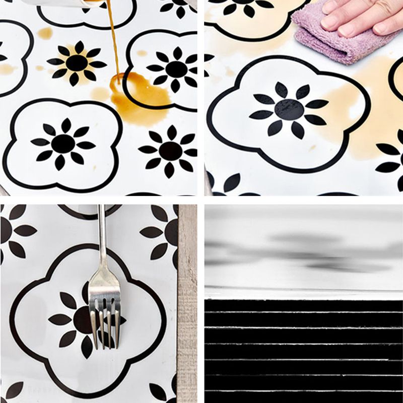 Single Tile Peel and Stick Backsplash Contemporary Kitchen Wallpaper Clearhalo 'Flooring 'Home Improvement' 'home_improvement' 'home_improvement_peel_stick_blacksplash' 'Peel & Stick Backsplash Tile' 'peel_stick_blacksplash' 'Walls & Ceilings' Walls and Ceiling' 1200x1200_b62988f9-230e-46ee-9786-c8f6a954f156