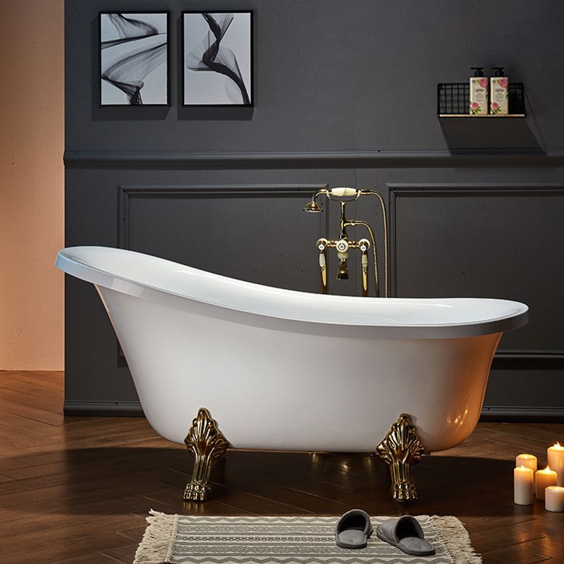 Freestanding Soaking Bath Antique Finish Modern Oval Bath Tub Clearhalo 'Bathroom Remodel & Bathroom Fixtures' 'Bathtubs' 'Home Improvement' 'home_improvement' 'home_improvement_bathtubs' 'Showers & Bathtubs' 1200x1200_b6583ded-0011-4db4-943b-b2616d577d06