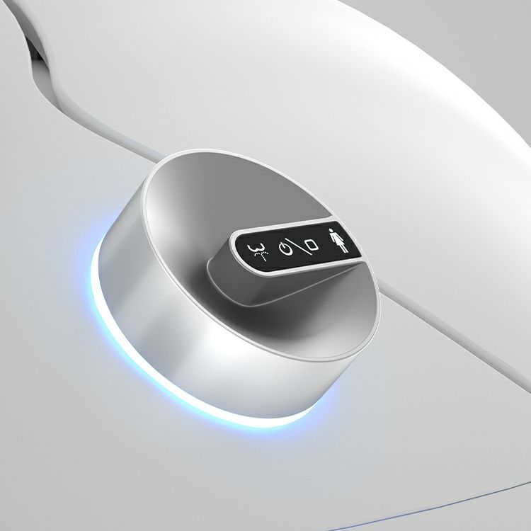 Ceramic Round Stain Resistant Smart Bidet with Temperature Control Clearhalo 'Bathroom Remodel & Bathroom Fixtures' 'Bidets' 'Home Improvement' 'home_improvement' 'home_improvement_bidets' 'Toilets & Bidets' 1200x1200_b6714e7d-4f67-4446-a7bc-132e2149d406