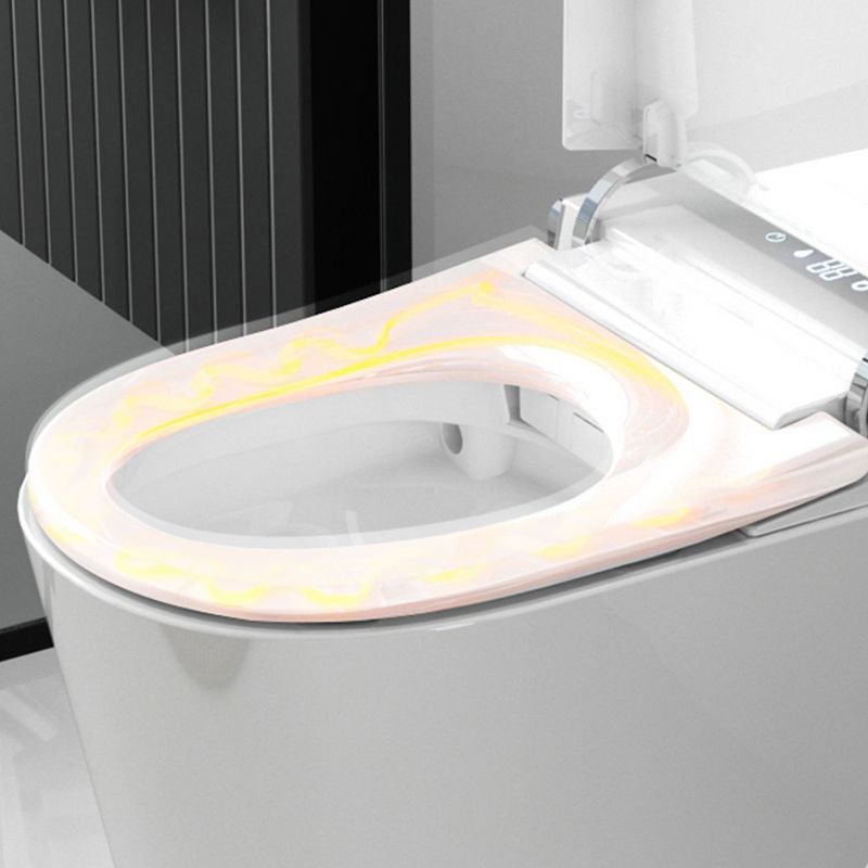 Simplicity Elongated All-in-One Bidet White Ceramic Smart Toilet Bidet with Heated Seat Clearhalo 'Bathroom Remodel & Bathroom Fixtures' 'Bidets' 'Home Improvement' 'home_improvement' 'home_improvement_bidets' 'Toilets & Bidets' 1200x1200_b6a1b06c-f3e0-49b4-884b-dcd90702e485