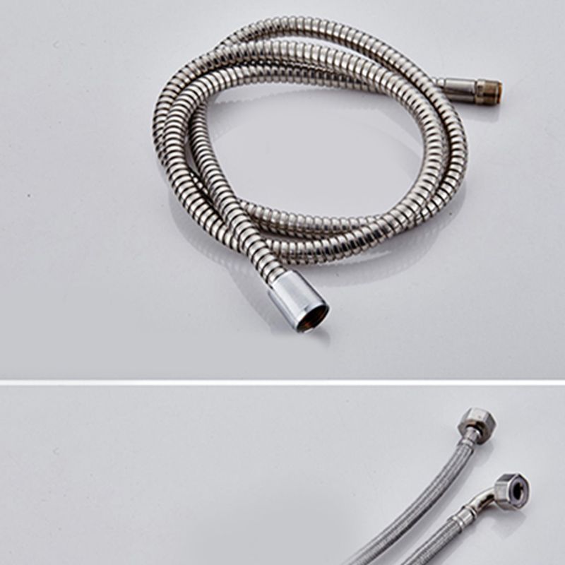 Chrome Bath Faucet Trim with Lever Handle Deck Mount Tub Faucet Clearhalo 'Bathroom Remodel & Bathroom Fixtures' 'Bathtub Faucets' 'bathtub_faucets' 'Home Improvement' 'home_improvement' 'home_improvement_bathtub_faucets' 1200x1200_b6ae70f9-00df-4f5b-8223-cdc66d648367