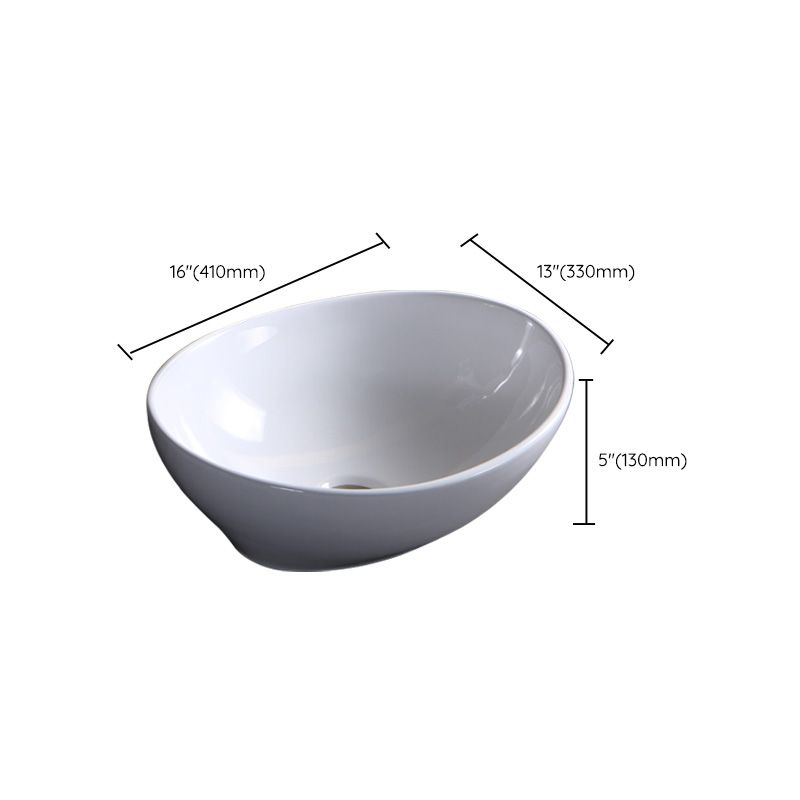 Modern Bathroom Sink Porcelain Pop-Up Drain Round Vessel Bathroom Sink Clearhalo 'Bathroom Remodel & Bathroom Fixtures' 'Bathroom Sinks & Faucet Components' 'Bathroom Sinks' 'bathroom_sink' 'Home Improvement' 'home_improvement' 'home_improvement_bathroom_sink' 1200x1200_b6ed9ff9-f8f7-43d9-b915-31006ab01492