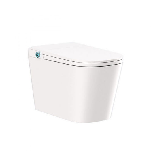 White Ceramic Elongated Stain Resistant Smart Bidet with Temperature Control Clearhalo 'Bathroom Remodel & Bathroom Fixtures' 'Bidets' 'Home Improvement' 'home_improvement' 'home_improvement_bidets' 'Toilets & Bidets' 1200x1200_b6f79b00-d578-40ce-9736-71c4417ecac7