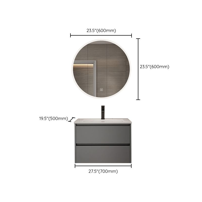 Modern Bathroom Sink Vanity Mirror Cabinet Vanity Cabinet with Storage Shelving Clearhalo 'Bathroom Remodel & Bathroom Fixtures' 'Bathroom Vanities' 'bathroom_vanities' 'Home Improvement' 'home_improvement' 'home_improvement_bathroom_vanities' 1200x1200_b7011271-2a23-4c8b-8360-2ec189180ddc