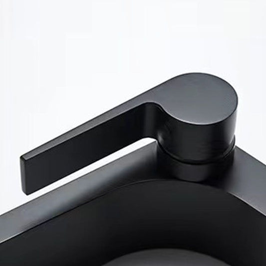 Modern Vessel Faucet Brass Lever Handles Waterfall Spout Bathroom Sink Faucet Clearhalo 'Bathroom Remodel & Bathroom Fixtures' 'Bathroom Sink Faucets' 'Bathroom Sinks & Faucet Components' 'bathroom_sink_faucets' 'Home Improvement' 'home_improvement' 'home_improvement_bathroom_sink_faucets' 1200x1200_b73f028a-86b1-44f4-a1ab-f642d514074f