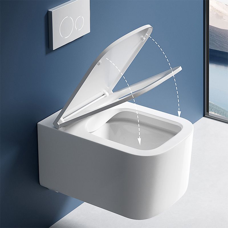 Modern Wall Mounted Flush Toilet White Urine Toilet with Seat for Bathroom Clearhalo 'Bathroom Remodel & Bathroom Fixtures' 'Home Improvement' 'home_improvement' 'home_improvement_toilets' 'Toilets & Bidets' 'Toilets' 1200x1200_b73f95cf-a901-4a69-baa7-23fa3a5d065e