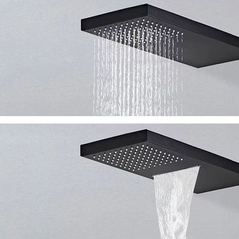 Shower System Wall Mounted Massage Jet Adjustable Spray Pattern Shower Trim Clearhalo 'Bathroom Remodel & Bathroom Fixtures' 'Home Improvement' 'home_improvement' 'home_improvement_shower_faucets' 'Shower Faucets & Systems' 'shower_faucets' 'Showers & Bathtubs Plumbing' 'Showers & Bathtubs' 1200x1200_b74d5b2d-7a3e-4bd8-b01c-c80d00746a10