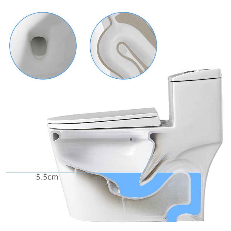 Traditional 1-Piece Toilet Bowl White Urine Toilet with Slow Close Seat for Bathroom Clearhalo 'Bathroom Remodel & Bathroom Fixtures' 'Home Improvement' 'home_improvement' 'home_improvement_toilets' 'Toilets & Bidets' 'Toilets' 1200x1200_b76696ea-6a5f-464a-9165-cfa3703d37e1