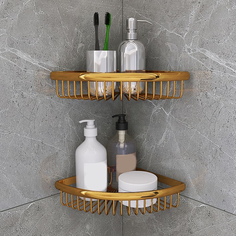 Matte Metal Bathroom Accessory Set 2 Piece Modern Bath Shelf Clearhalo 'Bathroom Hardware Sets' 'Bathroom Hardware' 'Bathroom Remodel & Bathroom Fixtures' 'bathroom_hardware_sets' 'Home Improvement' 'home_improvement' 'home_improvement_bathroom_hardware_sets' 1200x1200_b78a08cc-3c8b-43df-91d2-367716d19624