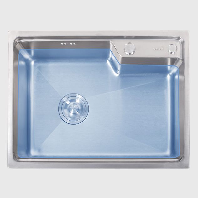 Stainless Steel Kitchen Sink 1 Holes Drop-In Noise-cancelling Design Kitchen Sink Clearhalo 'Home Improvement' 'home_improvement' 'home_improvement_kitchen_sinks' 'Kitchen Remodel & Kitchen Fixtures' 'Kitchen Sinks & Faucet Components' 'Kitchen Sinks' 'kitchen_sinks' 1200x1200_b79818a1-3294-4269-ab48-cabbae513947